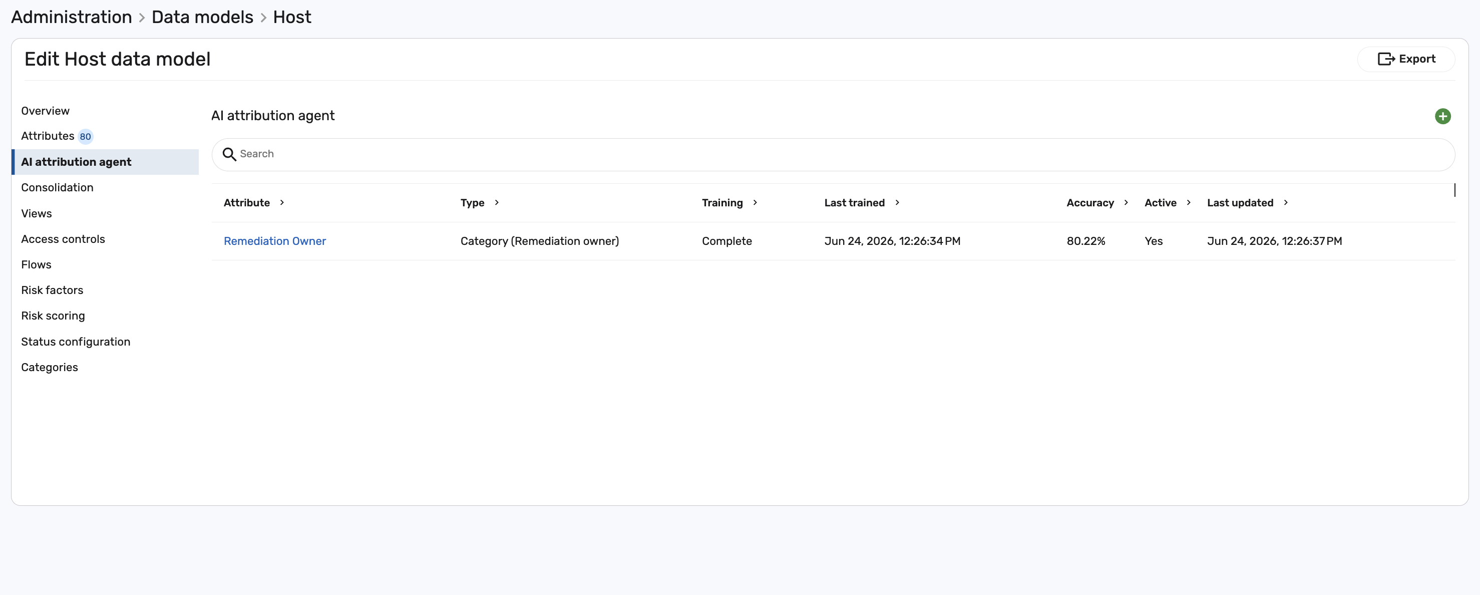 A completed training run showing the Complete status and model accuracy