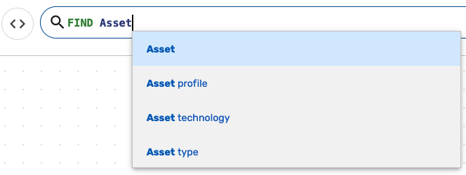 Data model name drop-down