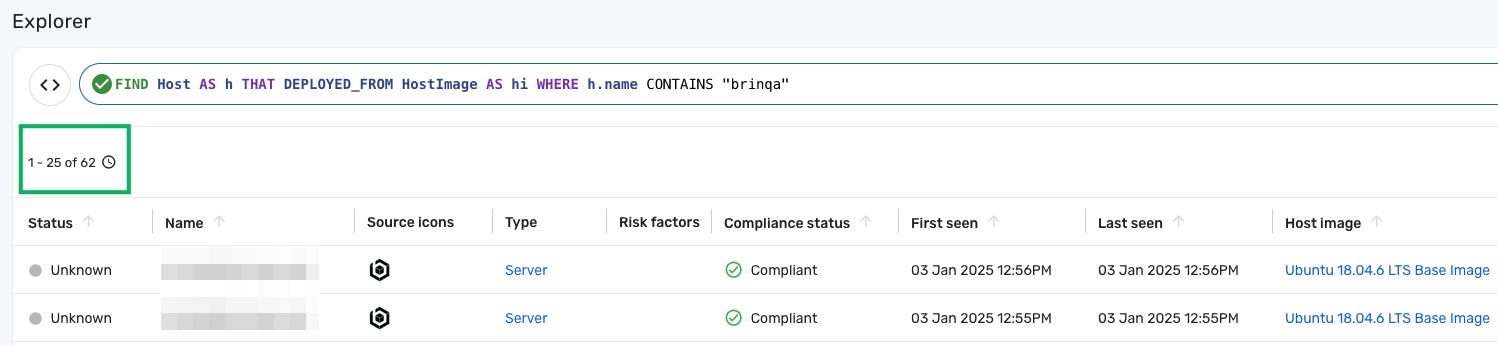 Results without OPTIONALLY