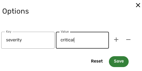 Tenable.io vulnerability operation option applied