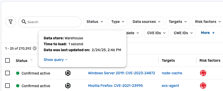 Data Warehouse Vulnerabilities